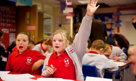 Y5 pupils at St George's C of E primary school in Chorley, Lancashire