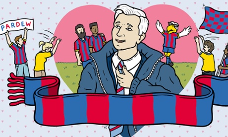 Alan Pardew looks happier than at any point since he was in charge of Reading a decade or so ago when he was seen as a highly progressive and promising manager