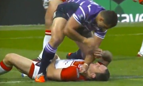 Grand Final Ben Flower punches Lance Hohaia