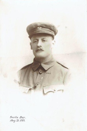 Rachel Billington grandfatherTom Longford, photographed in Gallipoli shortly before his death.