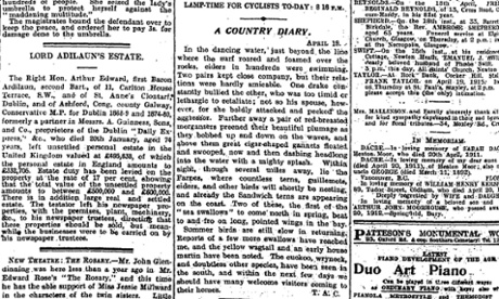 The Manchester Guardian, 20 April 1915.