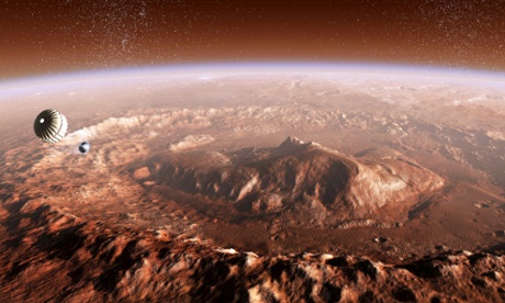 The Curiosity rover is currently ascending Mount Sharp, in the centre of the Gale crater.