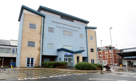 Stepping Hill hospital in Stockport, Greater Manchester.