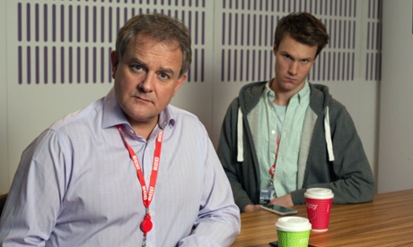 W1A's Ian Fletcher, played by Hugh Bonneville (left) and Will Humphries (Hugh Skinner).