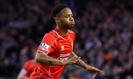 Sterling celebrates after his sublime opener.