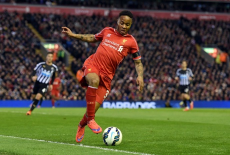 Liverpool and Raheem Sterling are now rampant at Anfield but the score remains 1-0.