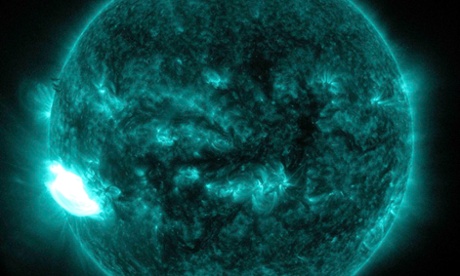 A solar flare captured by NASA's Solar Dynamics Observatory. Science, technology, and fiction have a powerful and complex relationship.