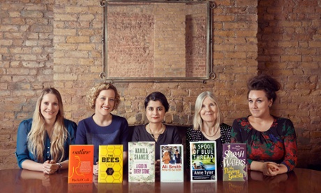 The Baileys Women's Prize for Fiction judges with the 2015 shortlisted titles.