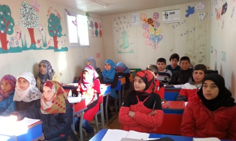 Syrian children in school