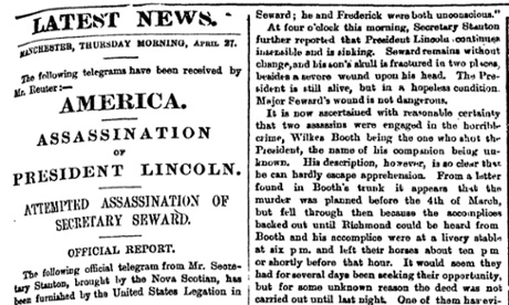 Manchester Guardian, 27 April 1865.
