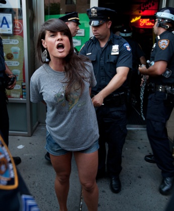 The hand that feeds arrest after occupy