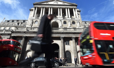 The Bank of England in London.