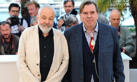 Timothy Spall with director Mike Leigh
