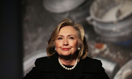 Power hair: Hillary Clinton in November last year