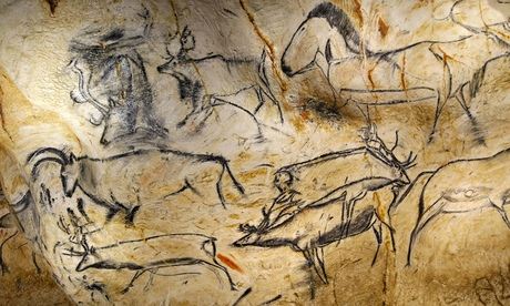 Animal figures from Chauvet Cave