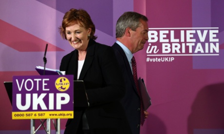 Nigel Farage and Suzanne Evans