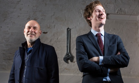 Star-wrangled spanner: Boyd is blissfully unaware of Eno's outsized tool.