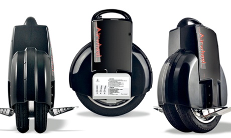 Balancing act: three views of the new Airwheel.