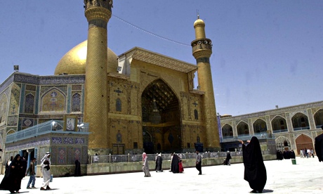 The shrine of Imam Ali in Najaf, Iraq. 'We mixed and mingled with our Shia brothers and sisters free