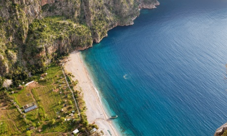 View of Kelebek Vadisi near Faralya, Turkey 