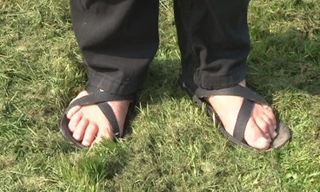 Rev Andrew Dotchin's sandals