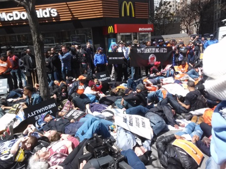 black lives matter fight for 15