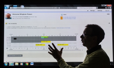 Wingham Rowan gives a presentation.