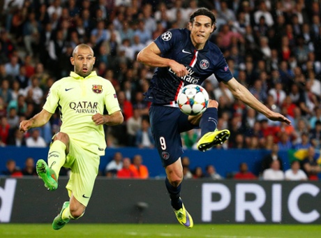 Close but no cigar for Cavani.