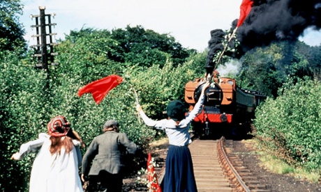 Wave that petticoat! Sally Thomsett, Gary Warren and Jenny Agutter in the 1970 film adaptation of The Railway Children.