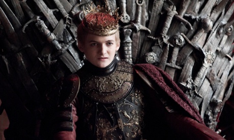 The perils of power … Jack Gleeson as Joffrey Baratheon on the Iron throne