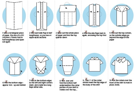 Origami shirt