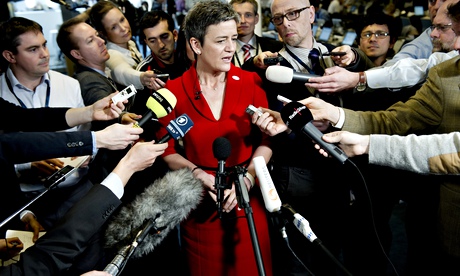 Denmarks Economy Minister Margrethe Vest