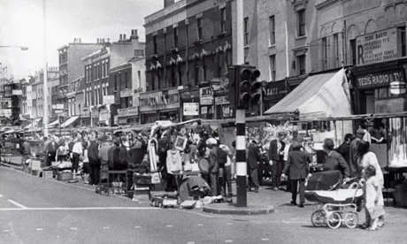 Kingsland Waste market during much busier days in 1969.