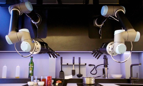 The robo-chef in action