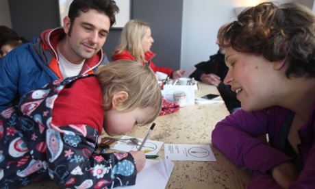 Jim and Lisa Barton with their daughter, Ida