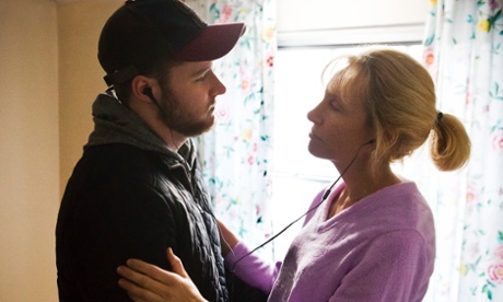 Jack Reynor and Toni Collette in Glassland. 