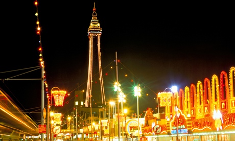 Blackpool Tower and illuminations. Photograph: Alamy