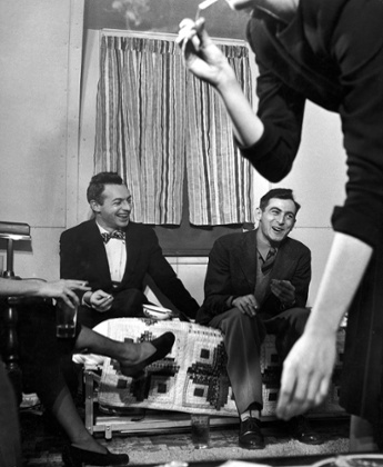 Bellow with Leonard A Unger in 1948.