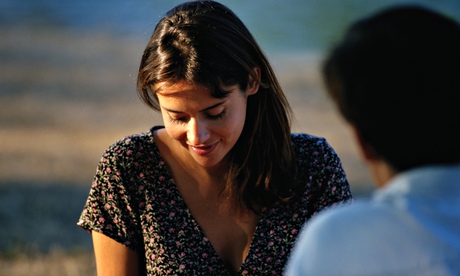 I'm shy and senstitive and relationships frighten me. (Posed by models)