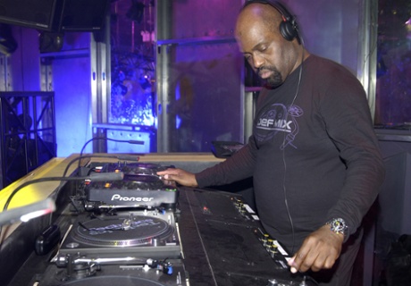 Frankie Knuckles at play.