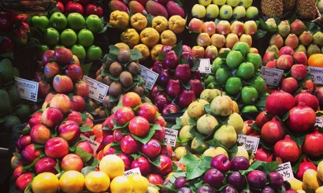 Fresh produce at the market