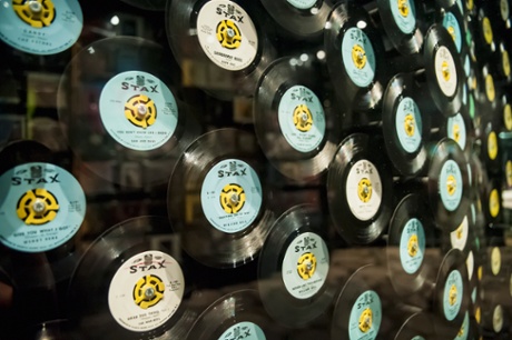 Stacks of Stax …  Inside the Stax Museum Of American Soul Music in Memphis, Tennessee.