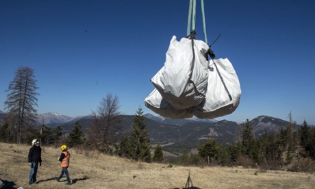 Germanwings crash scene