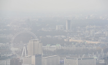 Air pollution over London