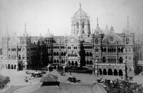 Victoria Terminus in Bombay, circa 1900.