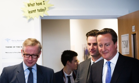 Michael Gove and David Cameron