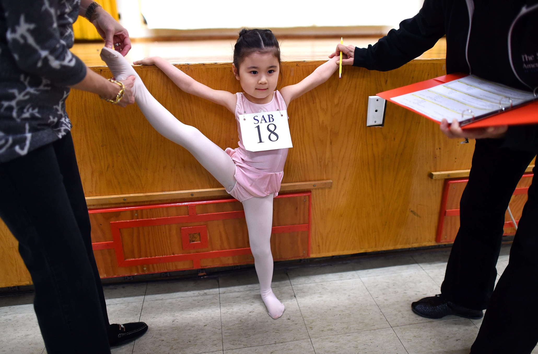 Young dancers audition for New York City Ballet 