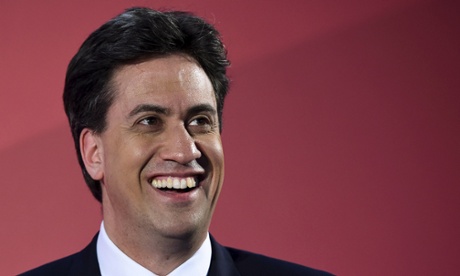 Ed Miliband smiling.