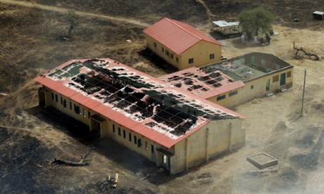 A year on, burned out buildings at the girls school in Chibok are testimony to the attack by Boko Haram.
