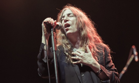 Patti Smith performs at L'Olympia, Paris, 2011.